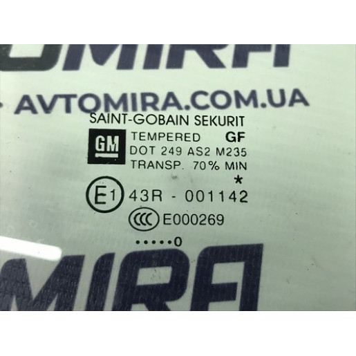 Стекло двери задней правой Opel Corsa D HB 5дв. 2006-2014 13188527